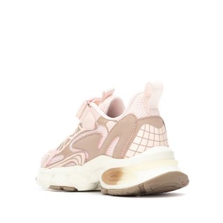Sneakers fete roz , moderni cu talpa inalta
