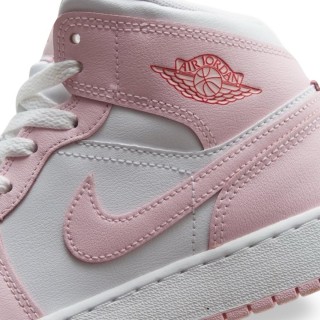 NIKE JORDAN MID 1 Bascheti fete alb roz din piele