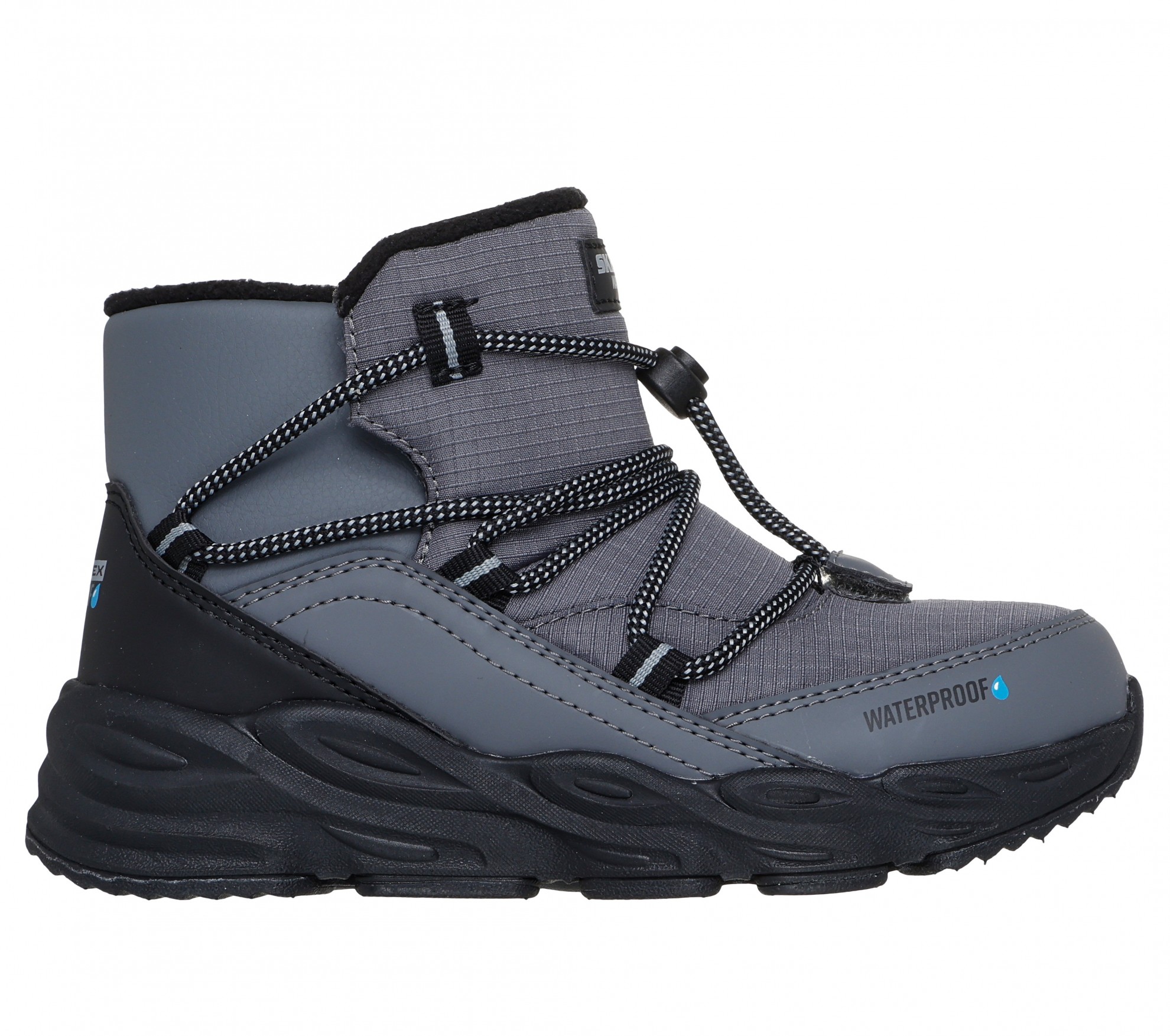 SKECHERS GHETE GRI IMPERMEABILE