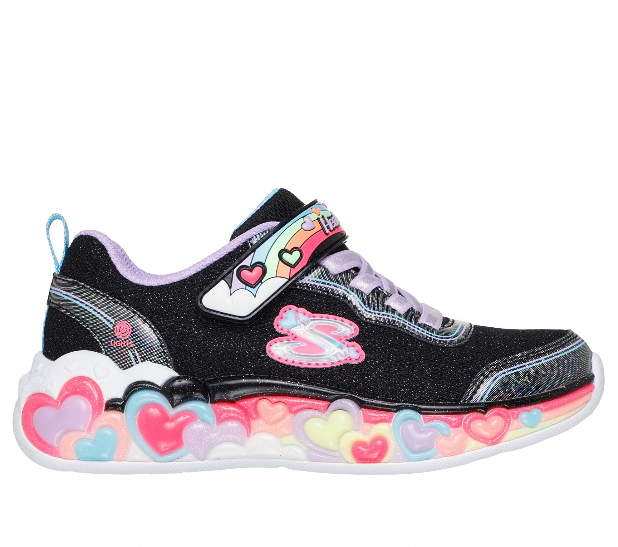 SKECHERS Heart&Lights Pantofi sport cu LED