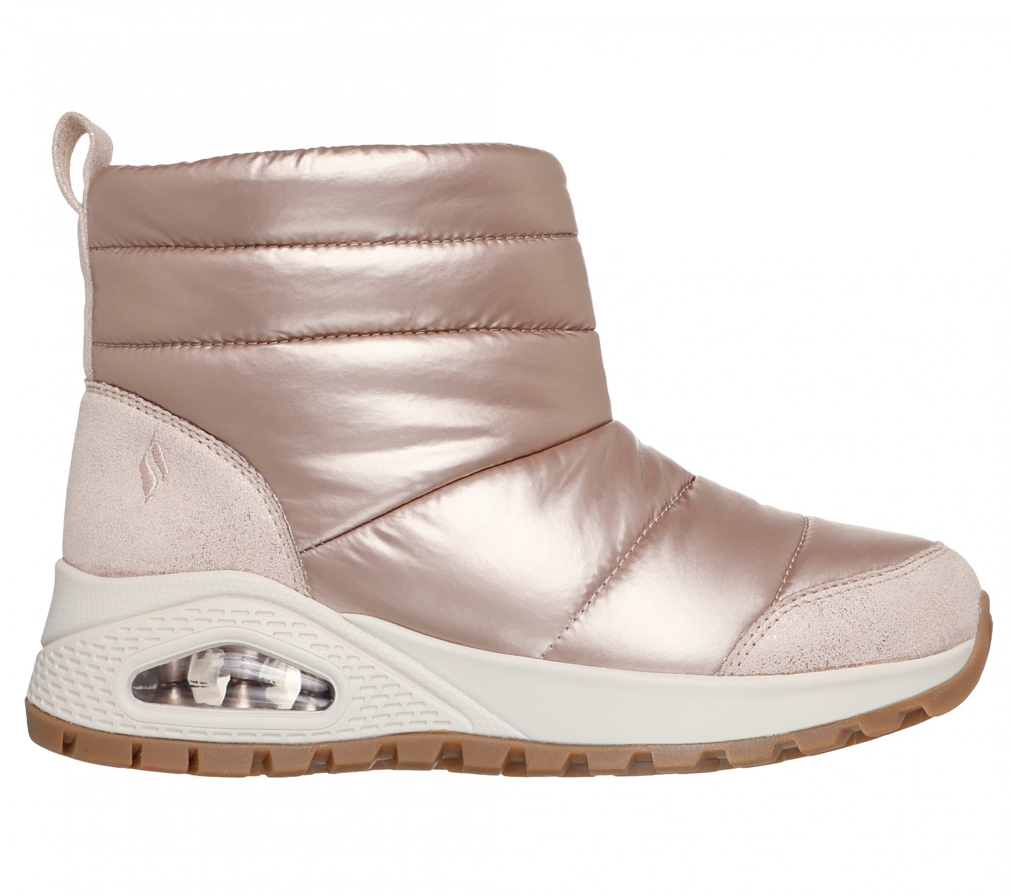 SKECHERS PUFFER DAZE Ghete rose gold