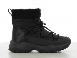 Ghete negre cu membrana TEX IMPERMEABILA siret decorativ