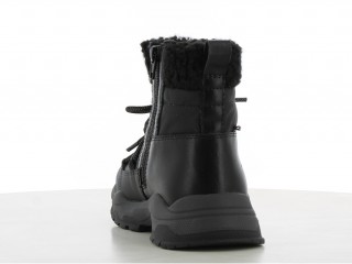 Ghete negre cu membrana TEX IMPERMEABILA siret decorativ