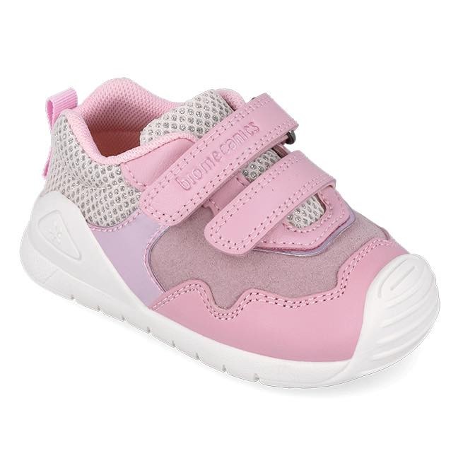 Biomecanics Pantofi roz/mov cu panza sclipici