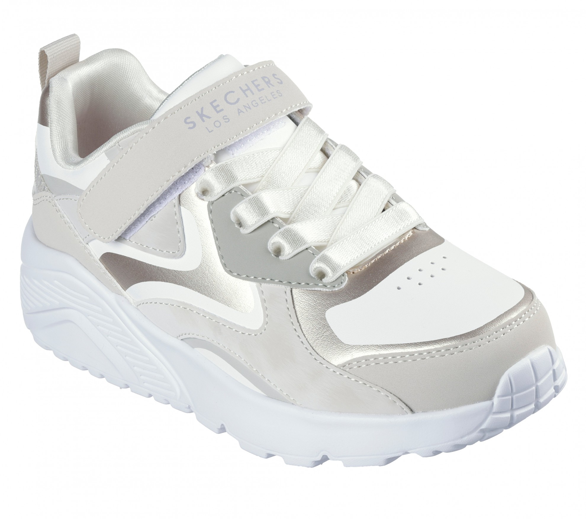 SKECHERS UNO LITE Pantofi crem fete casual