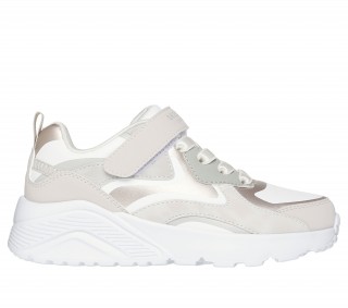 SKECHERS UNO LITE Pantofi crem fete casual