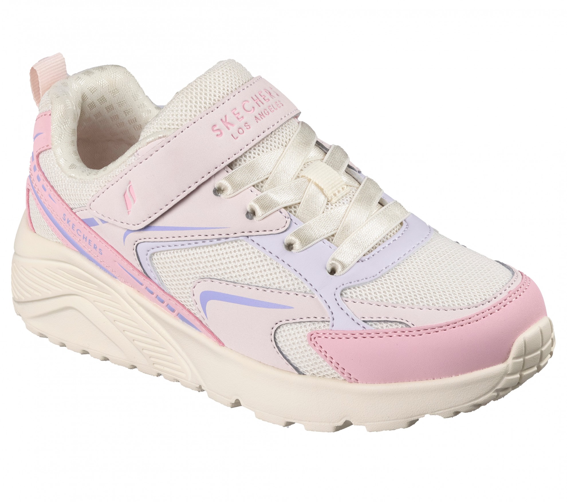 SKECHERS UNO LITE VISTA STRIKE fete roz/crem